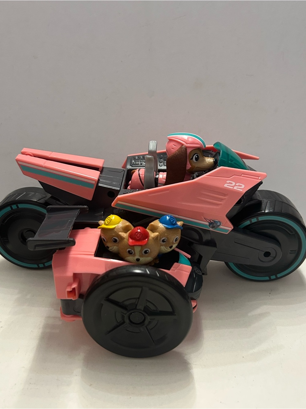 Paw Patrol Liberty & JR. Patrollers Feature Vehicle Mighty Movie Complete Set